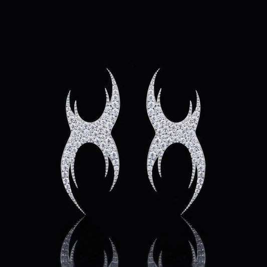 SEXXDEVIL“XX”Alien-Like Earrings