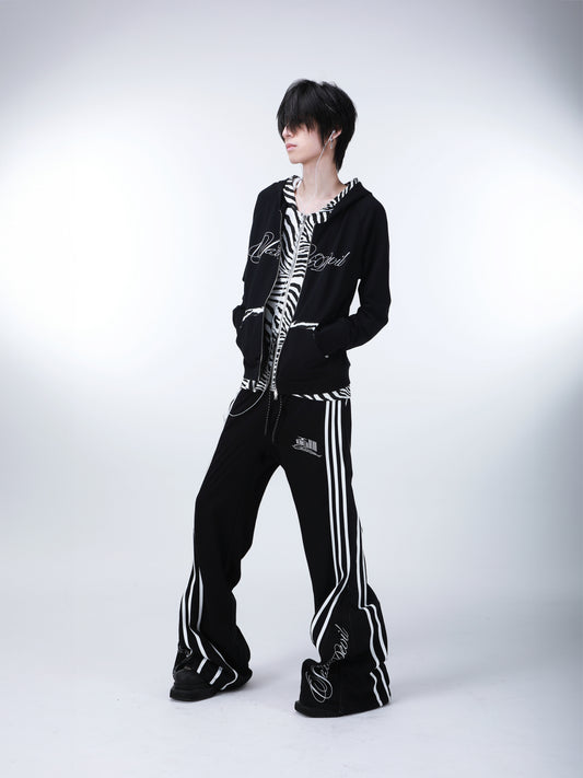 SEXXDEVIL "DESIRE" Stripe Sweatpants