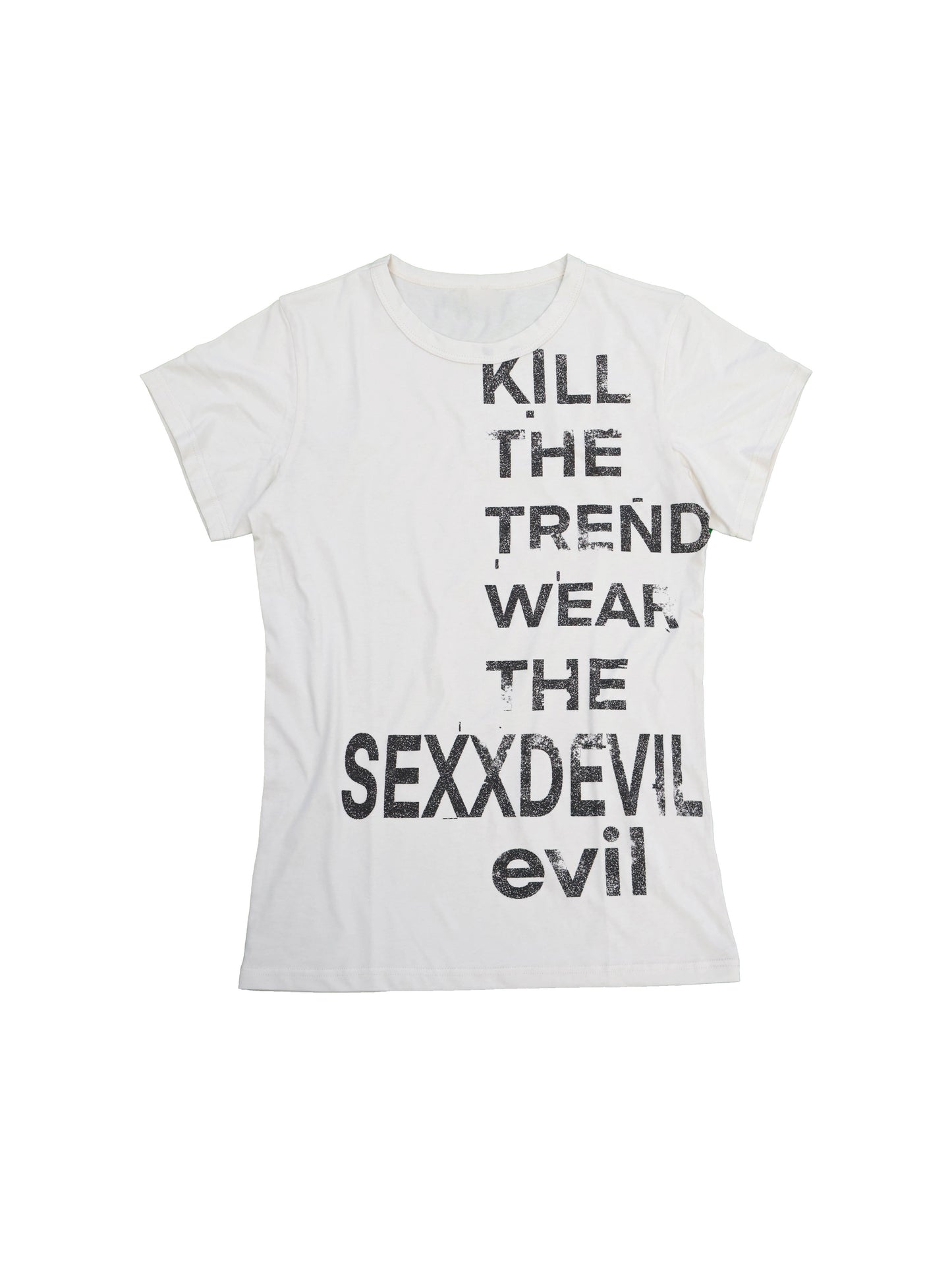 SEXXDEVIL Kill the trend printed T-shirt