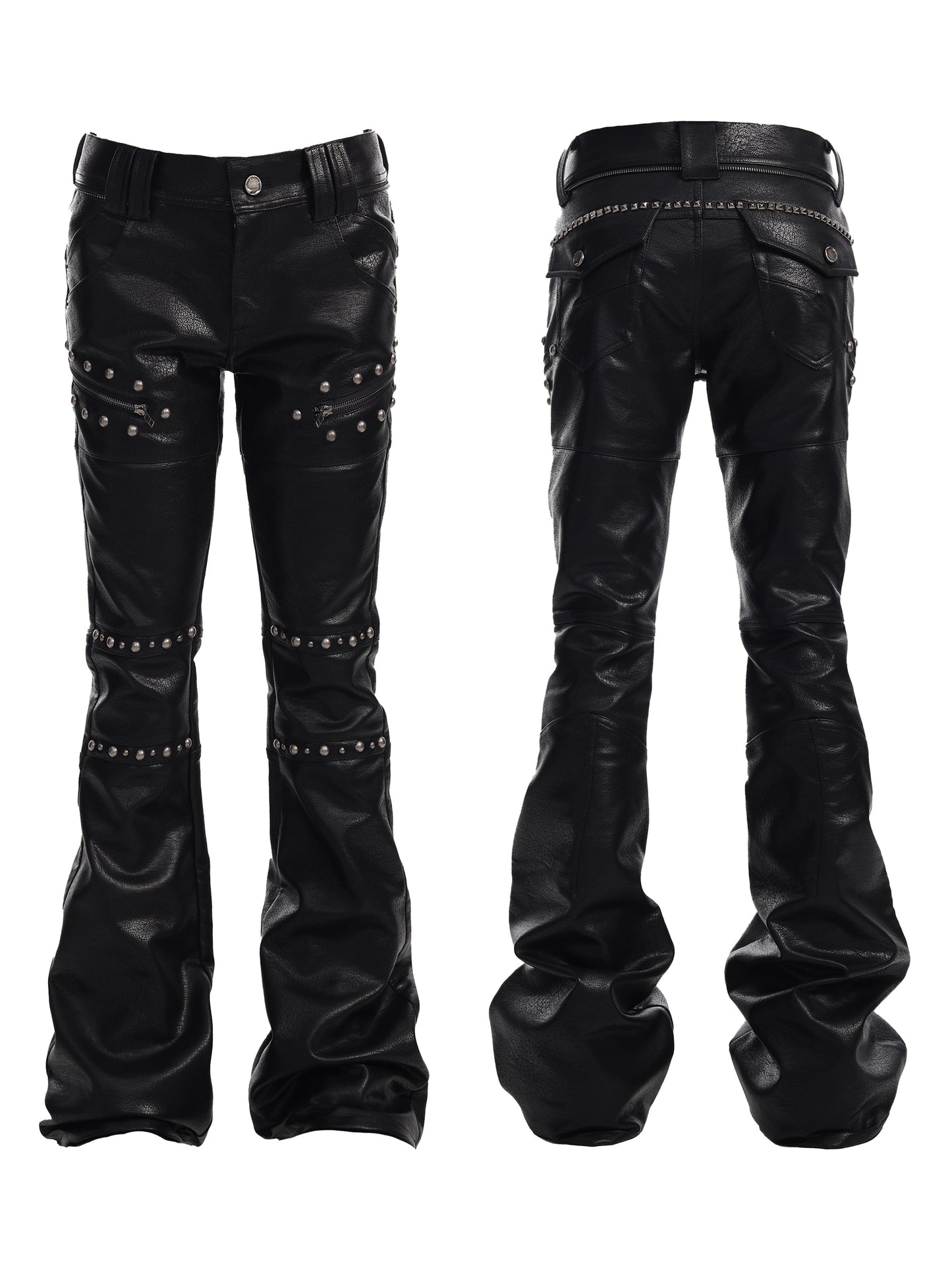 SEXXDEVIL Faux Leather Drift Trousers