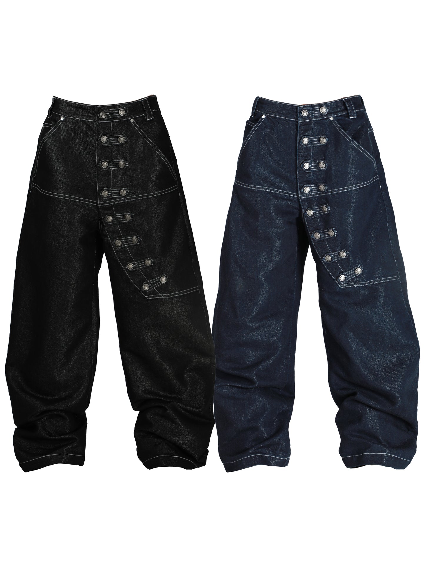SEXXDEVIL Napoleon Silver-Thread Jeans