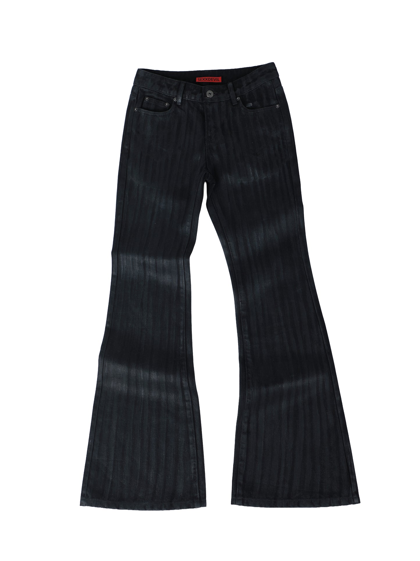 SEXXDEVIL "DESIRE" Waxed Denim Jeans