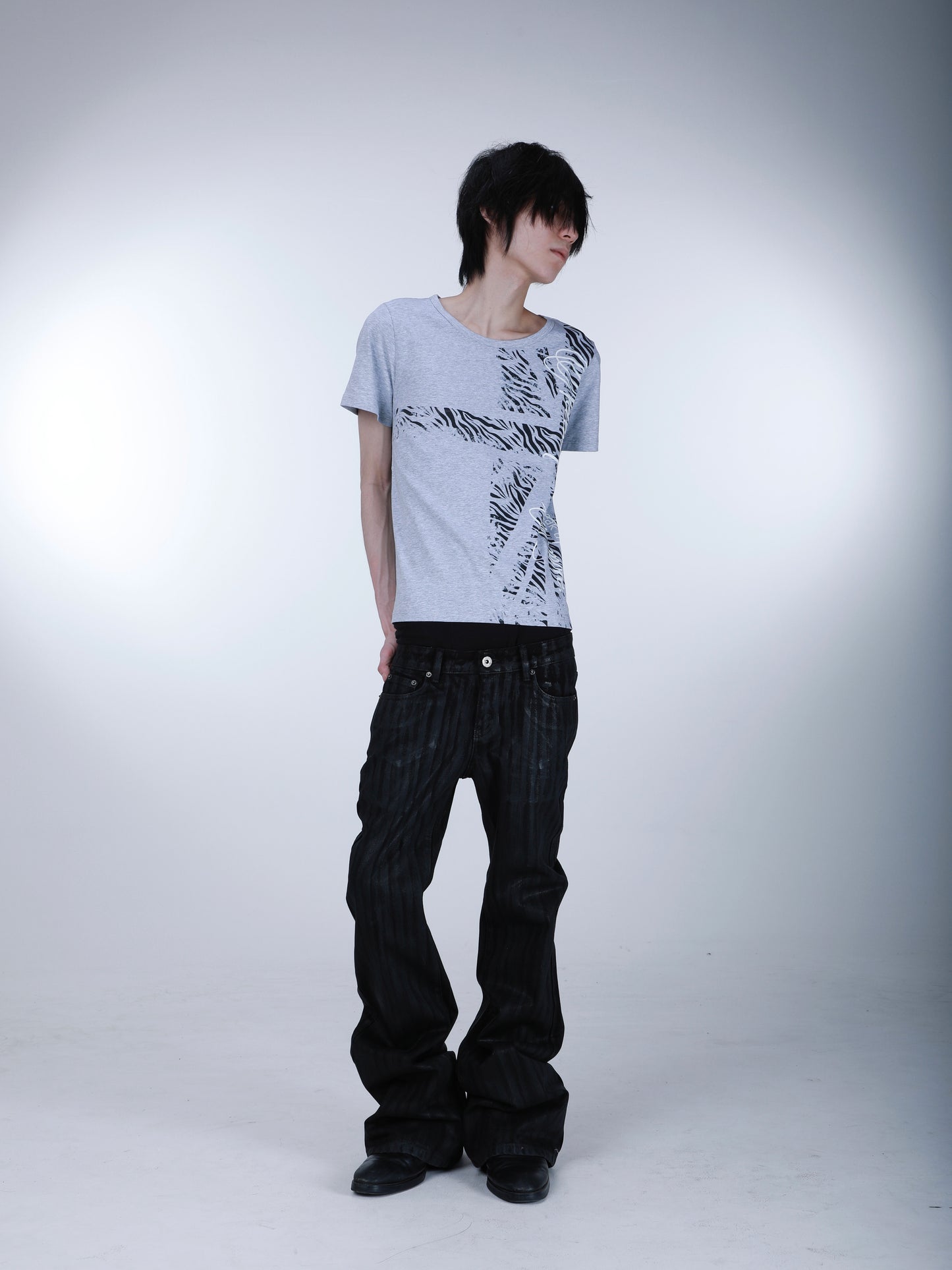 SEXXDEVIL“DESIRE” Union Jack Print T-shirt