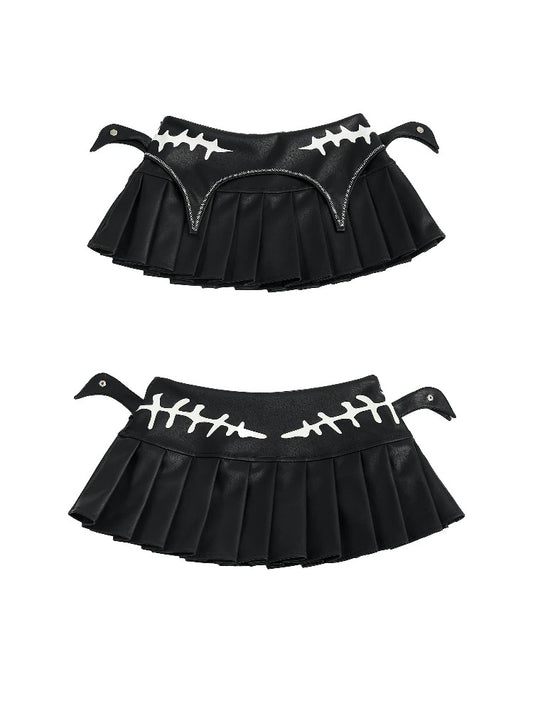 SEXXDEVIL Little Devil Leather Skirt