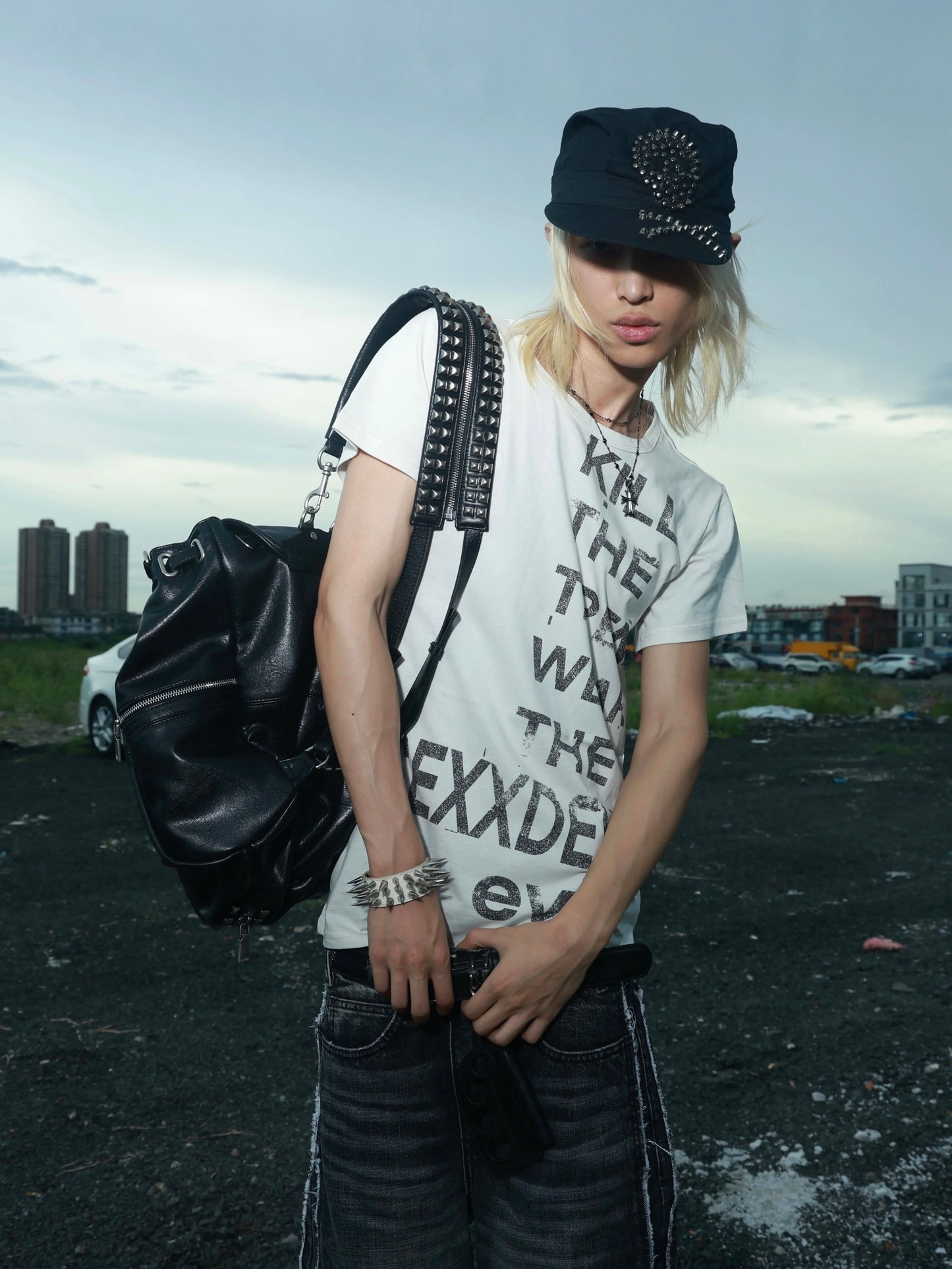SEXXDEVIL Kill the trend printed T-shirt