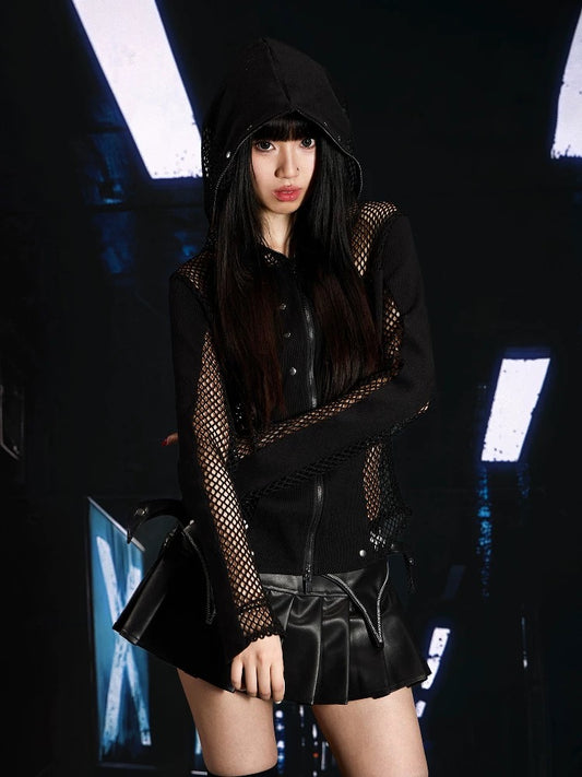SEXXDEVIL Cross Mesh Jacket