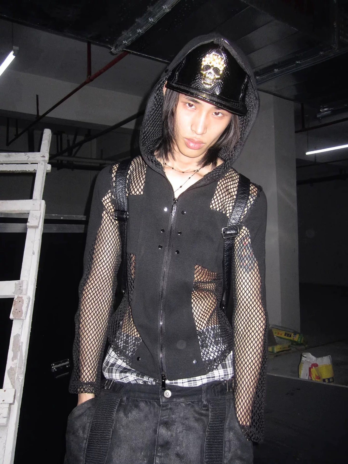 SEXXDEVIL Cross Mesh Jacket