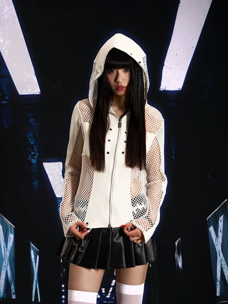 SEXXDEVIL Cross Mesh Jacket