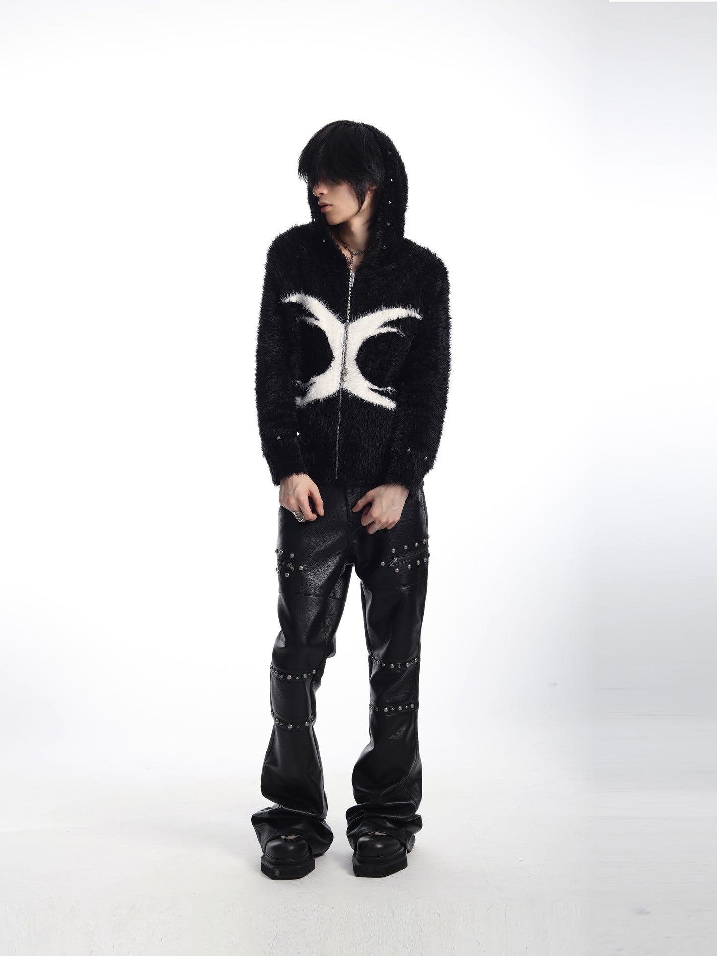 SEXXDEVIL Jacquard Mohair Sweater Jacket