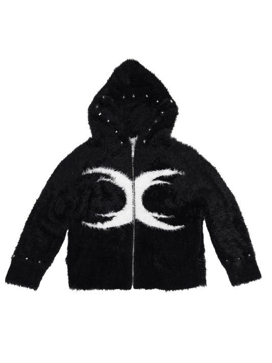 SEXXDEVIL Jacquard Mohair Sweater Jacket