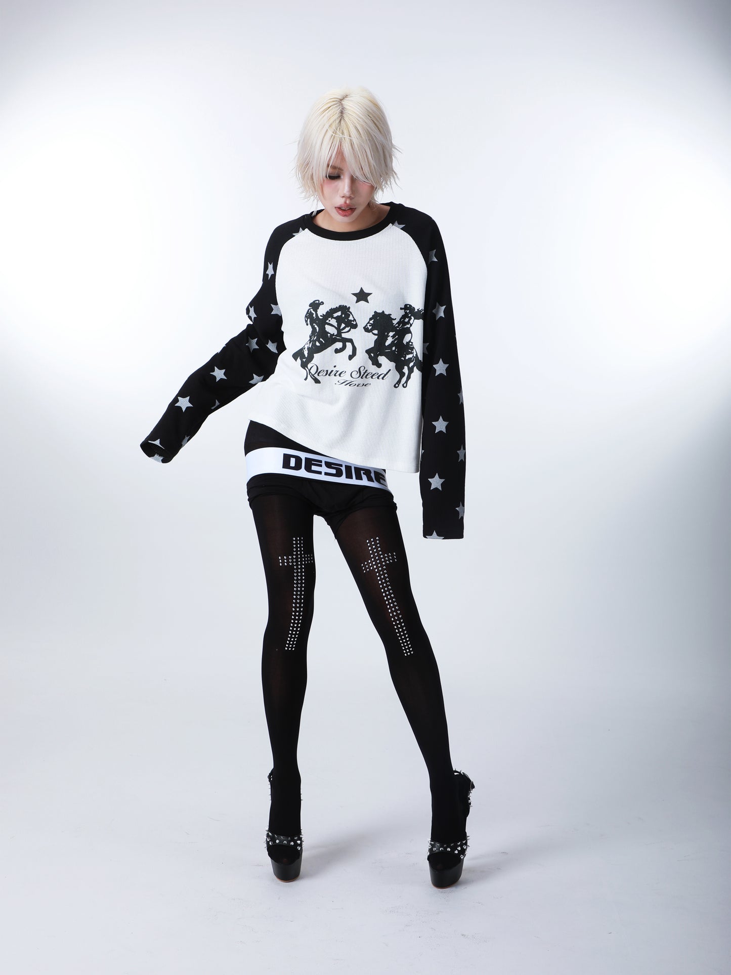 SEXXDEVIL "DESIRE" Waffle jousting T-shirt