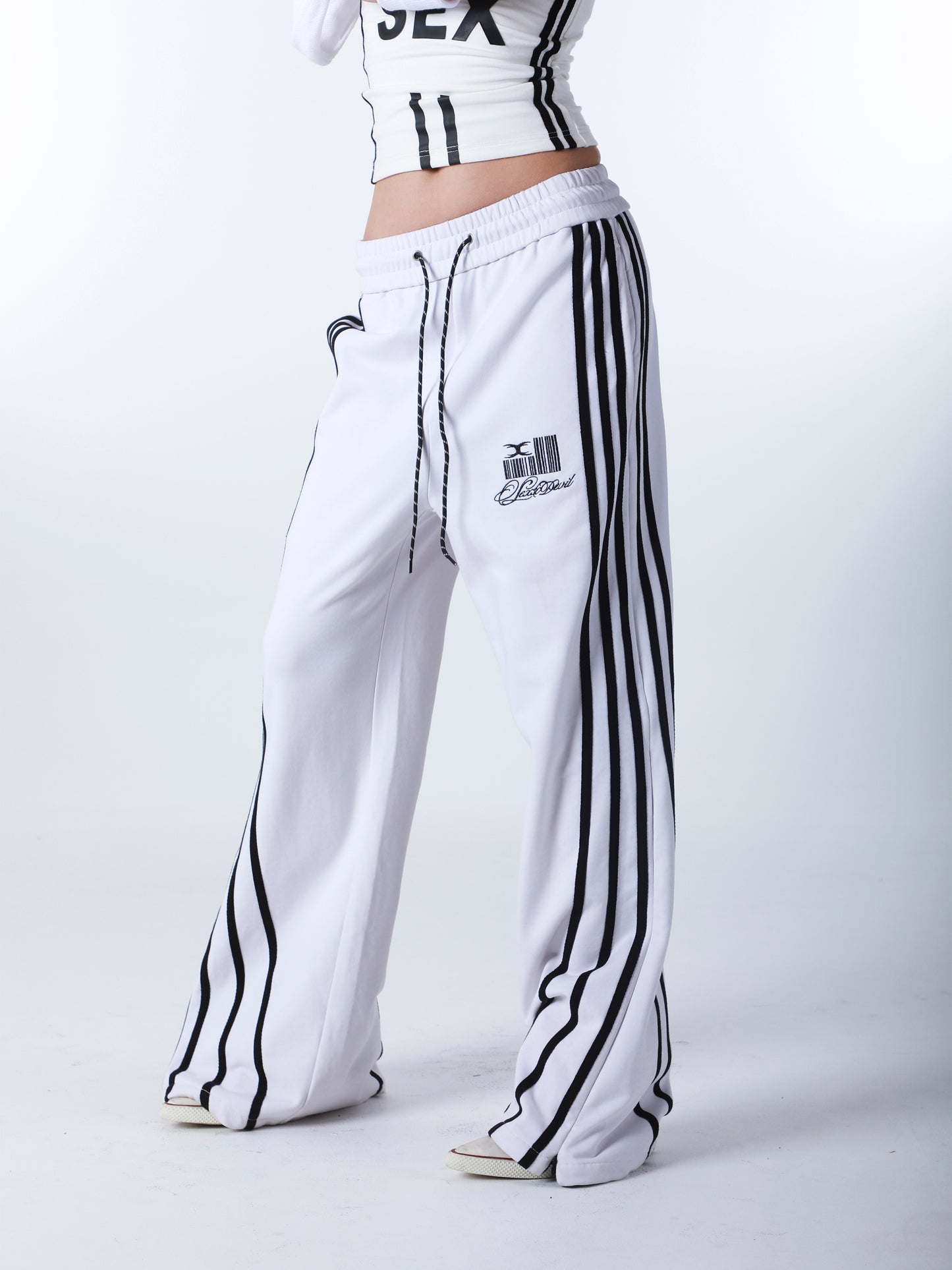 SEXXDEVIL "DESIRE" Stripe Sweatpants