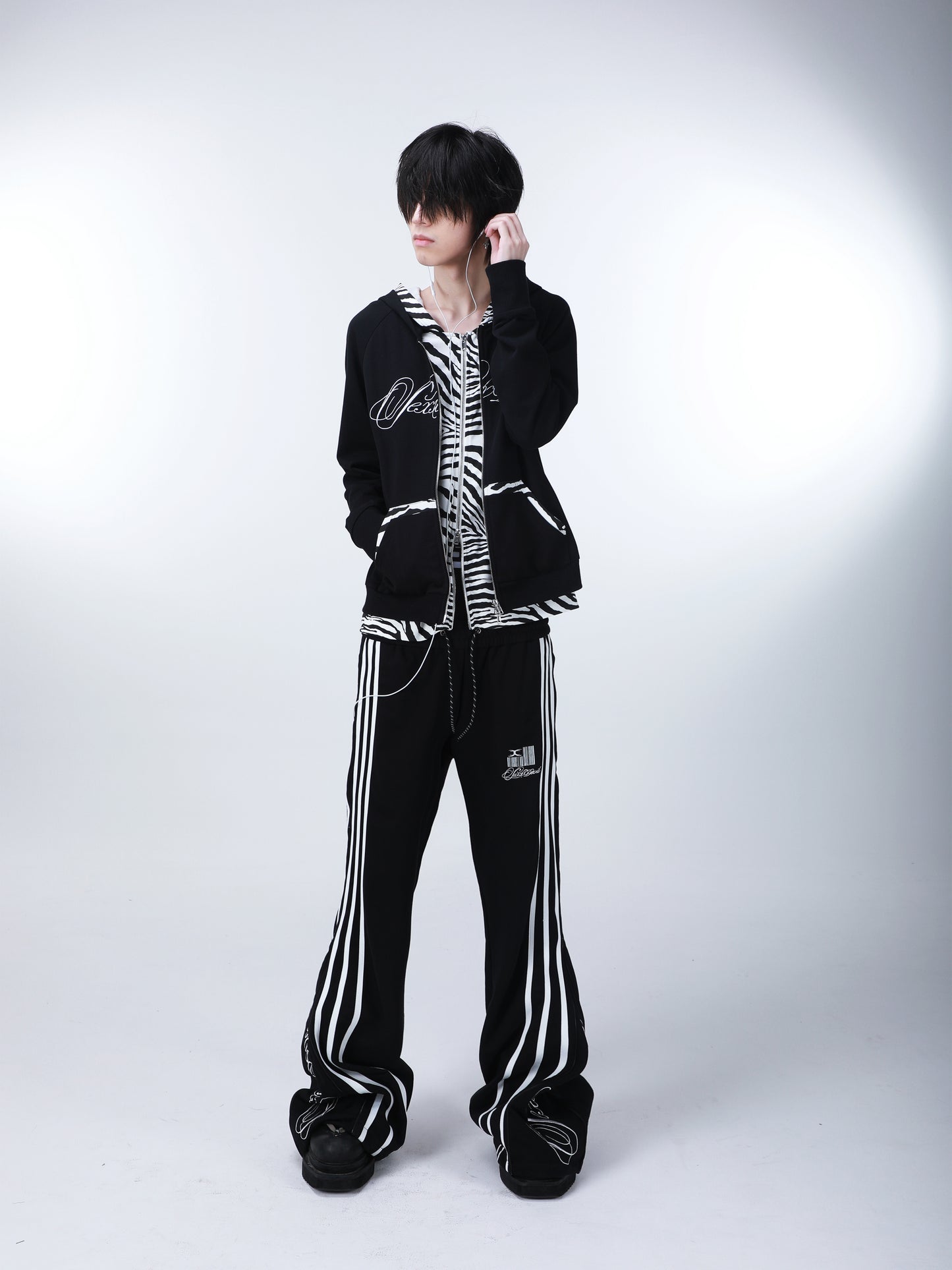 SEXXDEVIL "DESIRE" Stripe Sweatpants