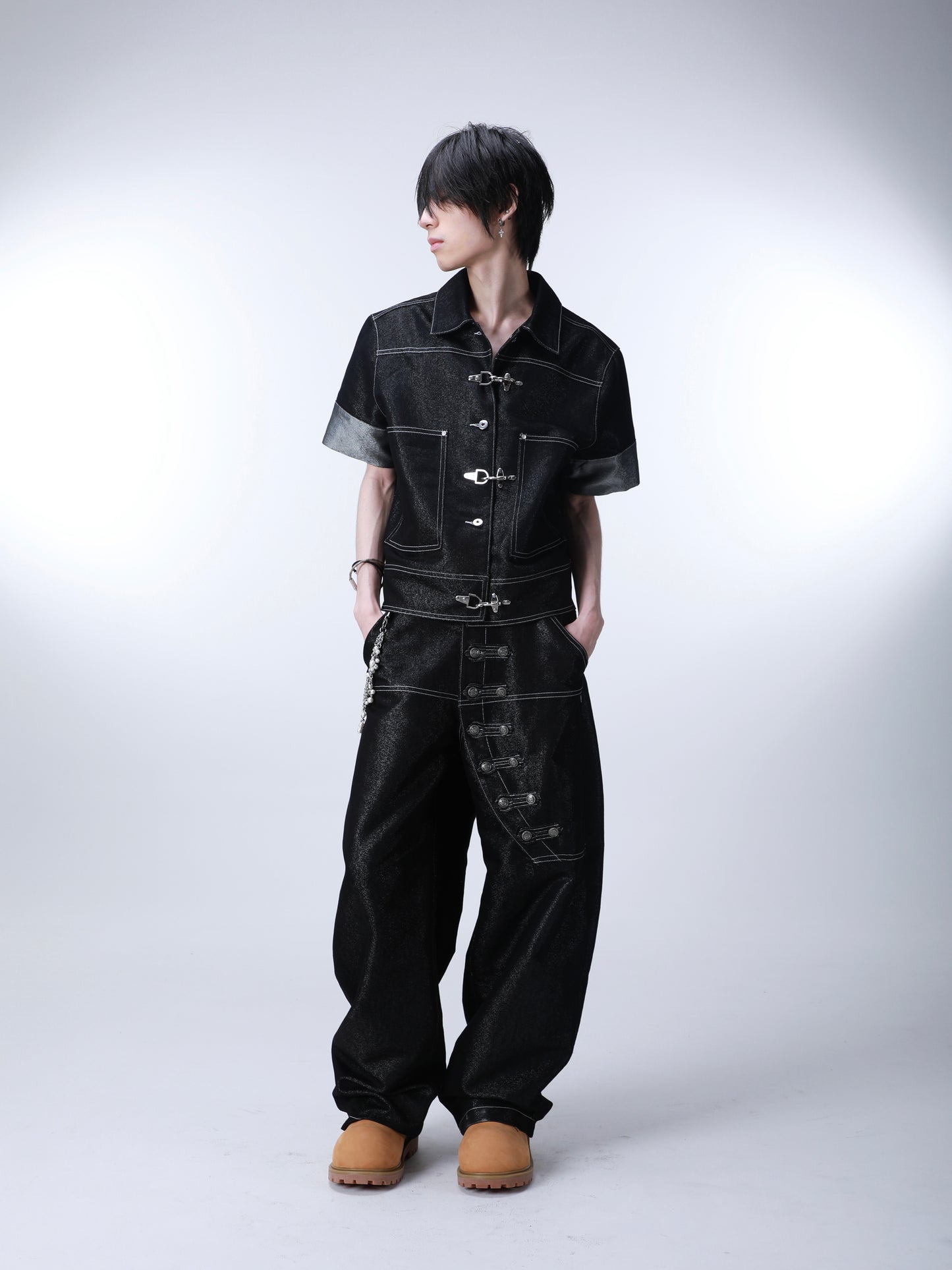 SEXXDEVIL Silver-lined Denim Jacket