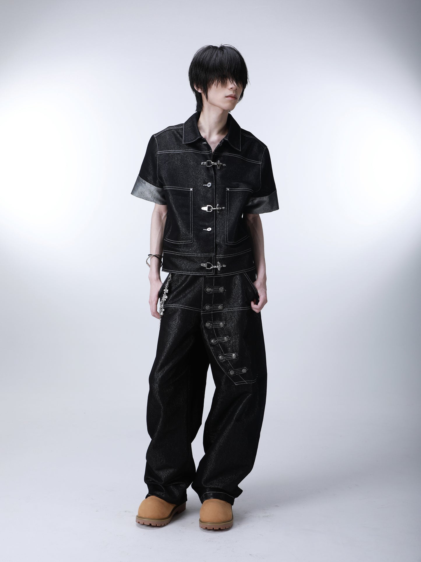 SEXXDEVIL Napoleon Silver-Thread Jeans