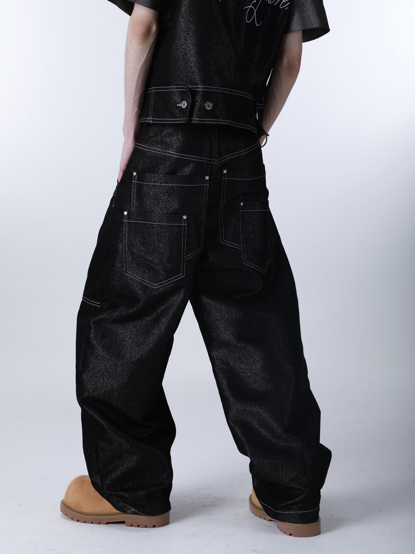 SEXXDEVIL Napoleon Silver-Thread Jeans